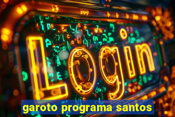 garoto programa santos